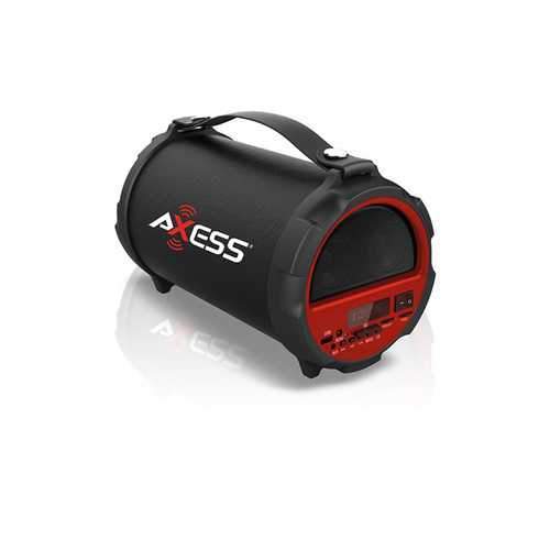 AXESS Bluetooth In-Outdoor 2.1 Hi-Fi Cylinder Loud Speaker  Built-In 4