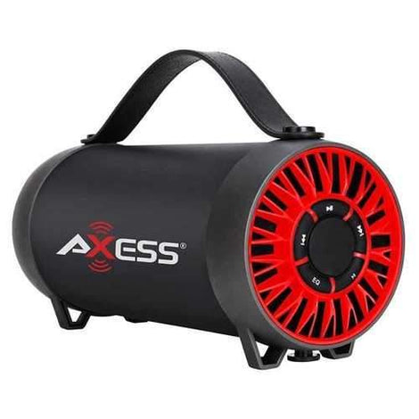 AXESS Portable Bluetooth Speaker Built-In Usb Support Fm Radio Line-In Function Rechargeable Battery